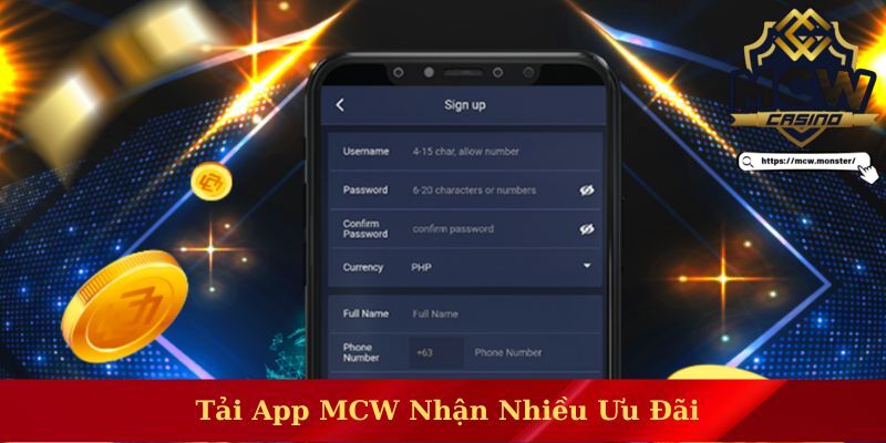 Nhận nhiều ưu đãi khi tải app MCW